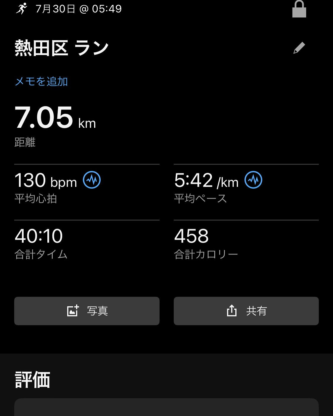 久しぶりにちゃんと走りました